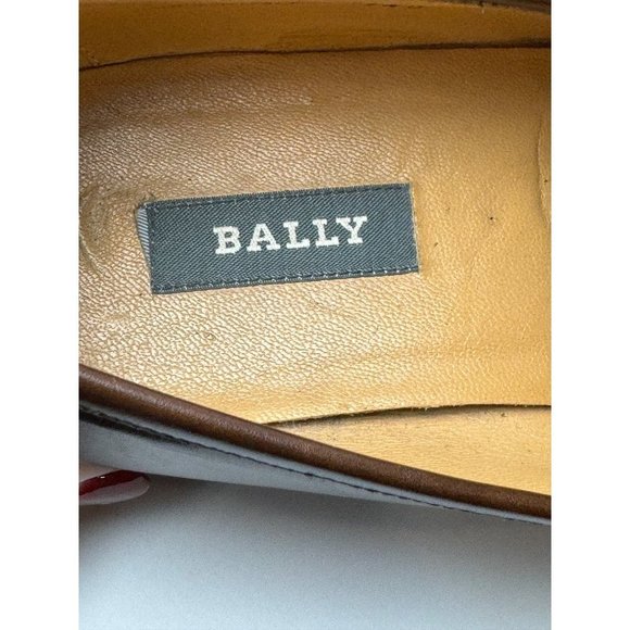 Bally Brown Leather Braided Top Round Toe Slip On Loafer Size 9.5 main image 8
